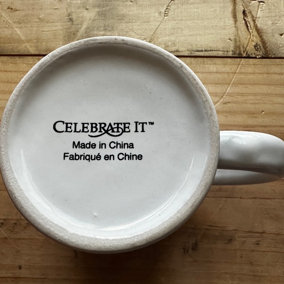 Celebrate It Christmas Mug Red Interior - Picture 3 of 3